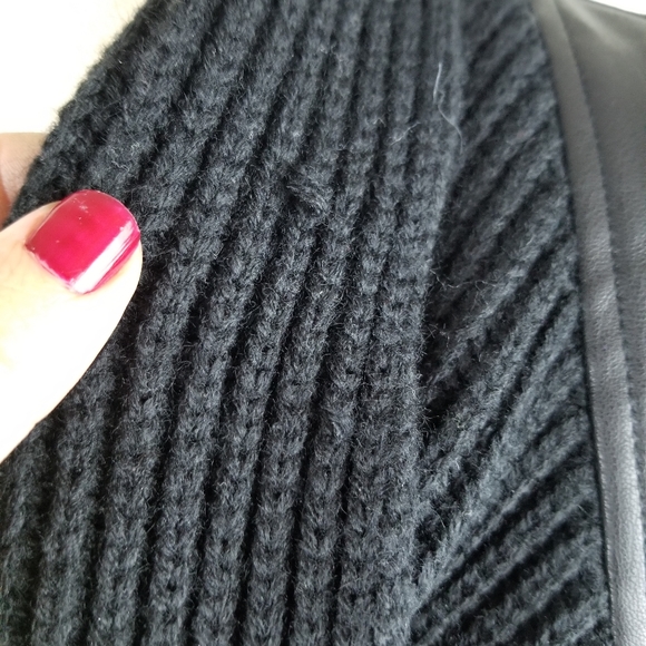 BB Dakota Sarafina Faux Leather and Knit Jacket - Picture 5 of 9